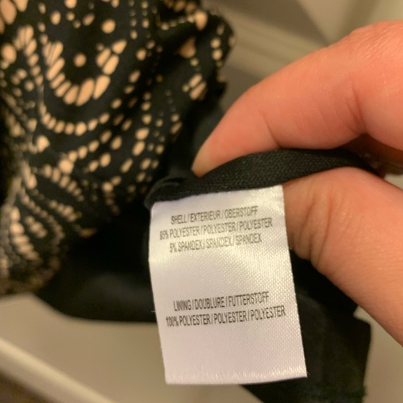 Belle Badgley Mischka black/tan dress - beaded - Picture 3 of 7